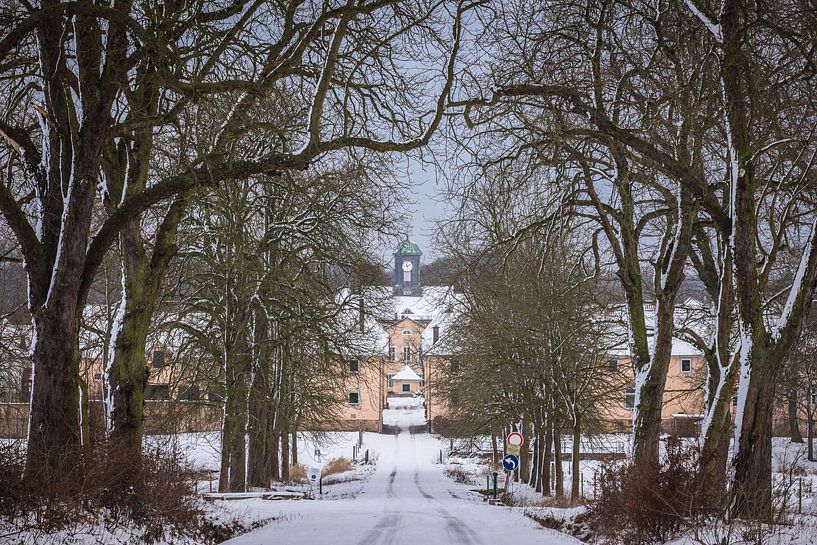 Winter avenue at the Beberbeck estate by Jürgen Schmittdiel Photography