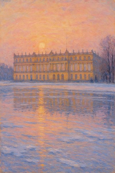 Sérénité hivernale de Herrenchiemsee par Travel Shop