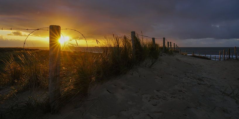 Sun, sea and sand on the Dutch coast by Dirk van Egmond
