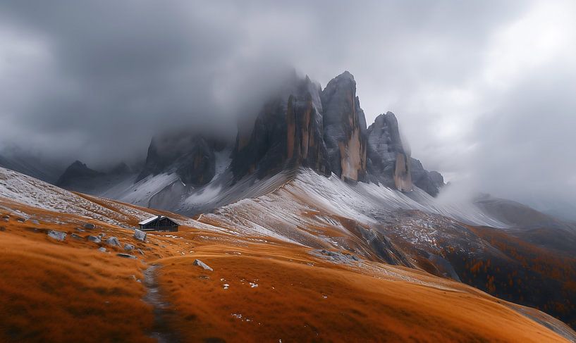 Autumnal mountain view by fernlichtsicht