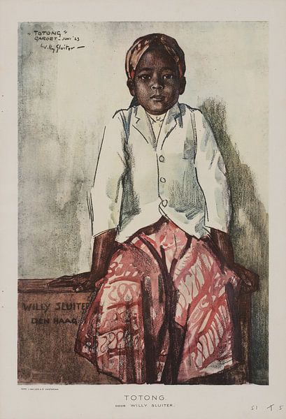 Willy Sluiter, Totong, 1923 par Atelier Liesjes
