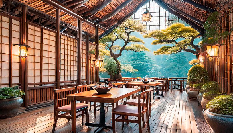 Japan coffee in nature by Mustafa Kurnaz