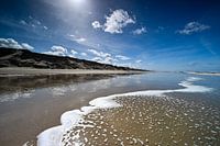 Beach Heemskerk coast towards wijk aan zee