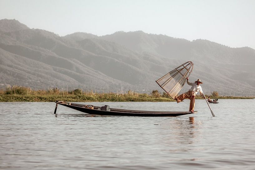 The fishermen of Inle Lake in Myanmar by Roland Brack