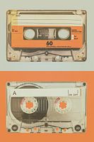 Die Vintage Musikkassetten