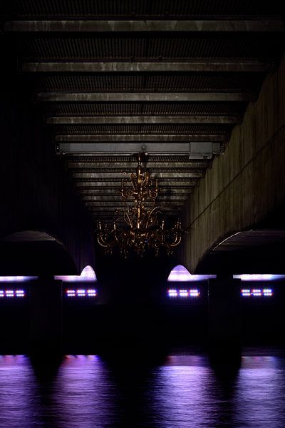 The chandelier by Gerard de Zwaan