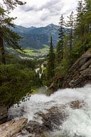 Majestic Krimllr waterfalls in Austria