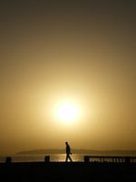 walking in Dakar Senegal