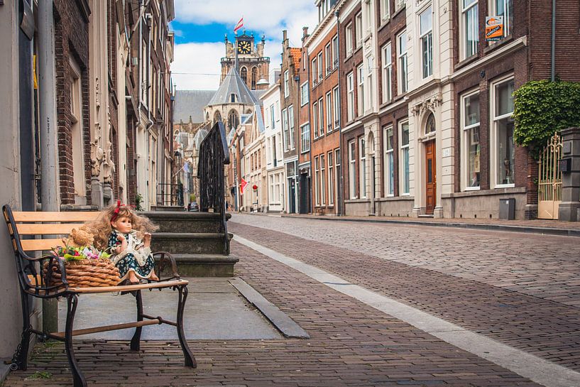 Extinct streets during the Corona, in Dordrecht by Petra Brouwer