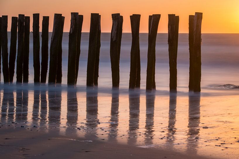 Abendrot Wissant von Wendy van Kuler Fotografie