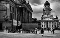 Berlin Gendarmenmarkt noir et blanc