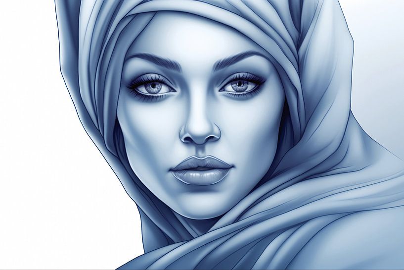 Blaue Gelassenheit von Jacky