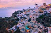 Sonnenuntergang Oia, Santorin, Griechenland
