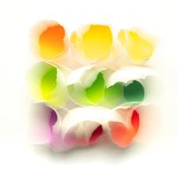 Rainbow colours in long exposure abstract photography