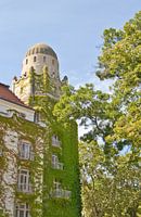 Bepflanzter Turm in Budapest
