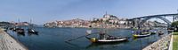 Panorama Porto from the other side towards the working-class Ribeira district
