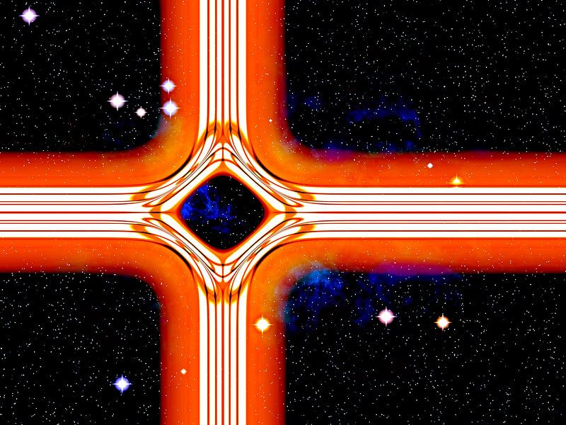 Christmas star #10 by L.A.B.