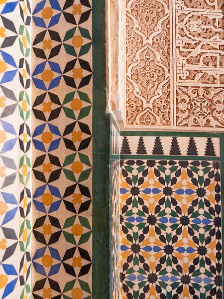 Carreaux historiques - Alhambra Grenade Espagne par Dagmar Pels