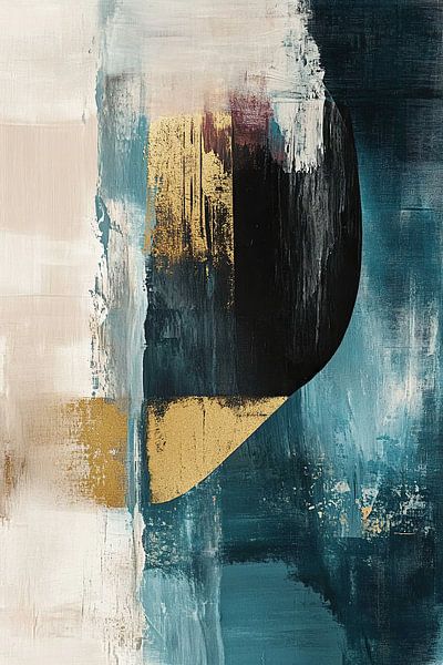 Goldener Kontrast von Zen und Mehr