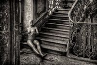 Etalage pop in trappenhuis