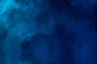 Indigo Ozean, moderne Abstraktion in Blau Grün