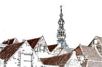 De daken van Zierikzee