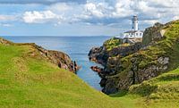 Fanad Head, auf der Halbinsel Fanad mit Blick auf den Atlantischen Ozean, Grafschaft Donegal, Irland