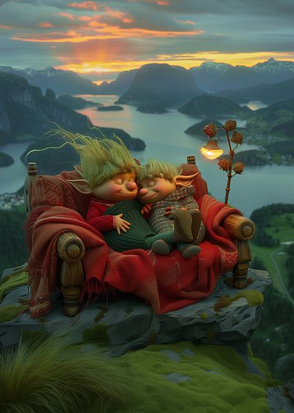 Trolls Above the Fjords – Magical Dreams by HyggeHavn