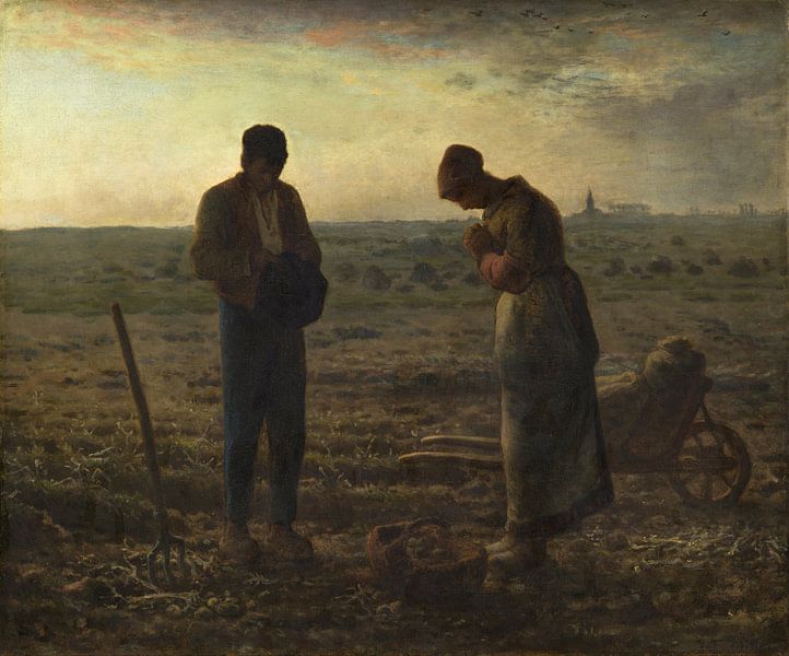 De Angelus, Jean-François Millet von Meisterhafte Meister
