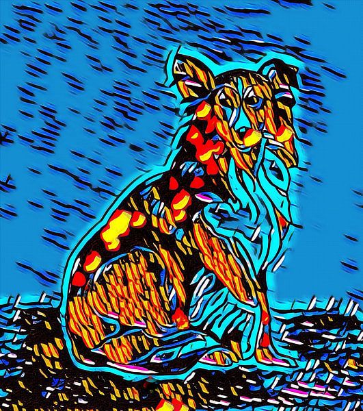 Scottish collie by Jose Lok