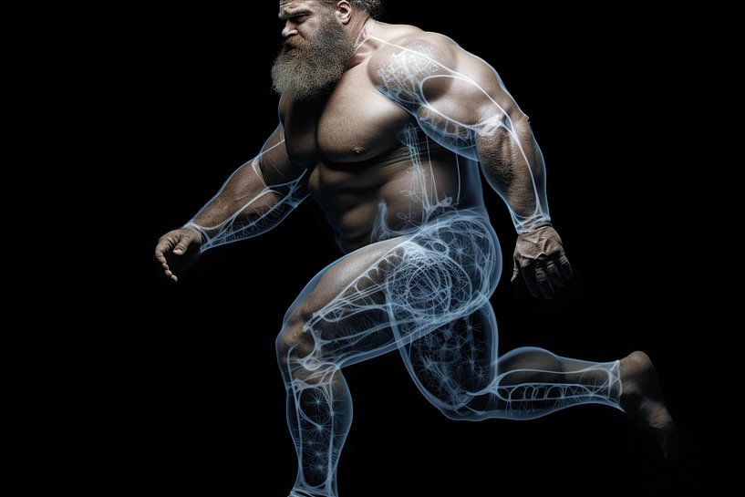 Kraftvolle Anatomie von BEARpictureart