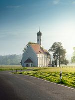 St. Colomons Kirche in der Morgensonne