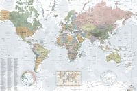 Carte du Monde ambiance POLITIC (mise à jour 2025)