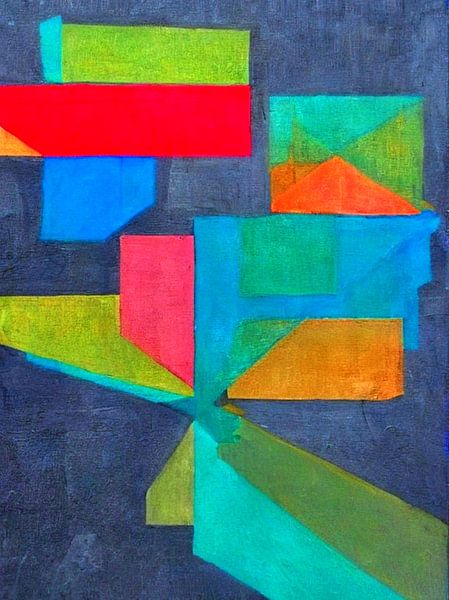 Peinture murale abstraite VII par ArtDesign by KBK