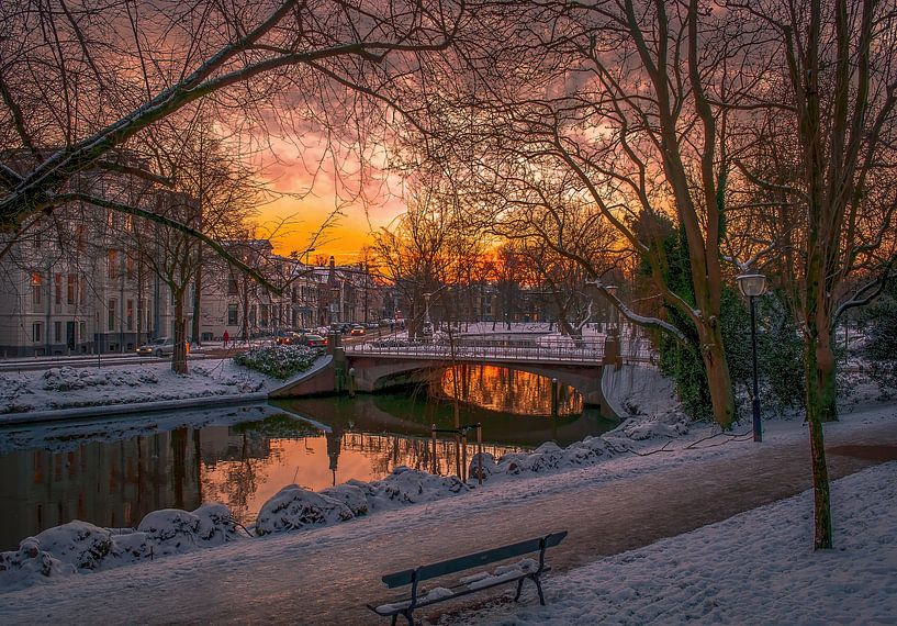 Maliesingel in de winter von Verliefd op Utrecht