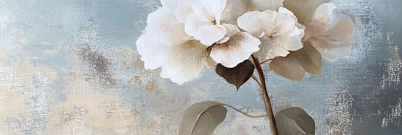 Eleganz in Blüte Leinwand von Zen und Mehr