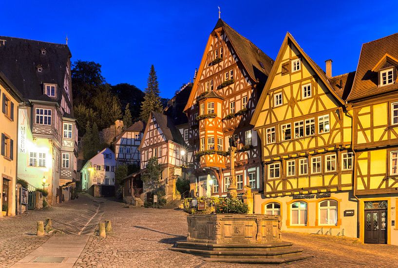 Marktplatz in Miltenberg am Main, Deutschland von Evert Jan Luchies