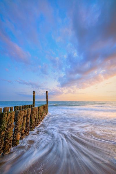 Fluss- Dishoek, Zeeland von Bas Meelker