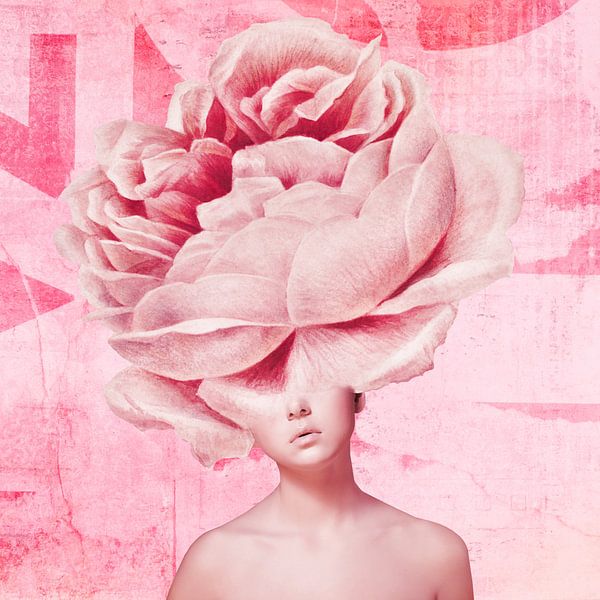 Pink Rose par Marja van den Hurk