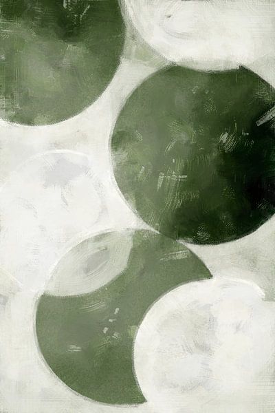 Danse des cercles | Vert par Kanzo