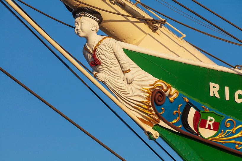 Figurehead of the sailing ship Rickmer Rickmers, Hamburg by Torsten Krüger