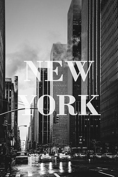 Städte im Regen: New York II von Christian Müringer