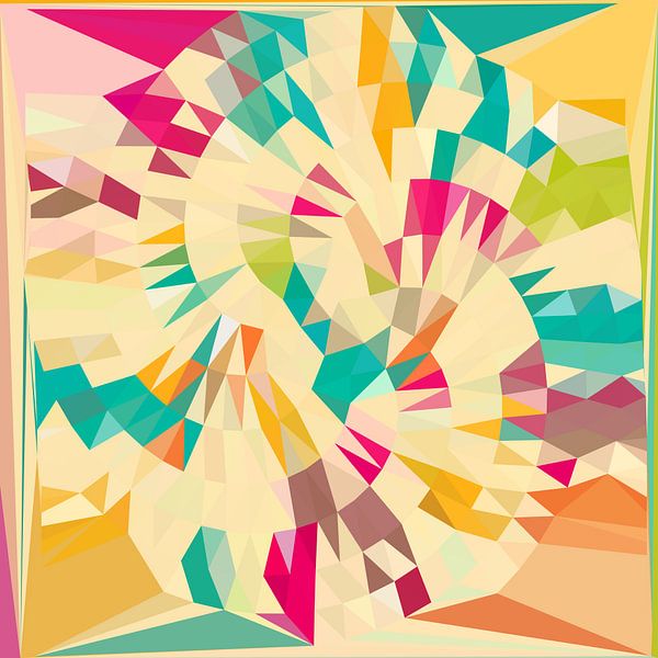 Composition abstraite 654 par Angel Estevez