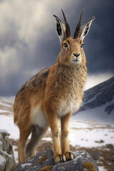 Wolpertinger by Vythryd Arts