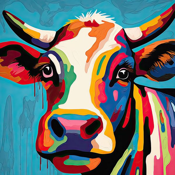 Cow abstract by Wall Wonder