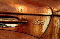 Details eines rostigen Fords