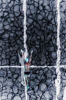 Le nageur "Monochrome"