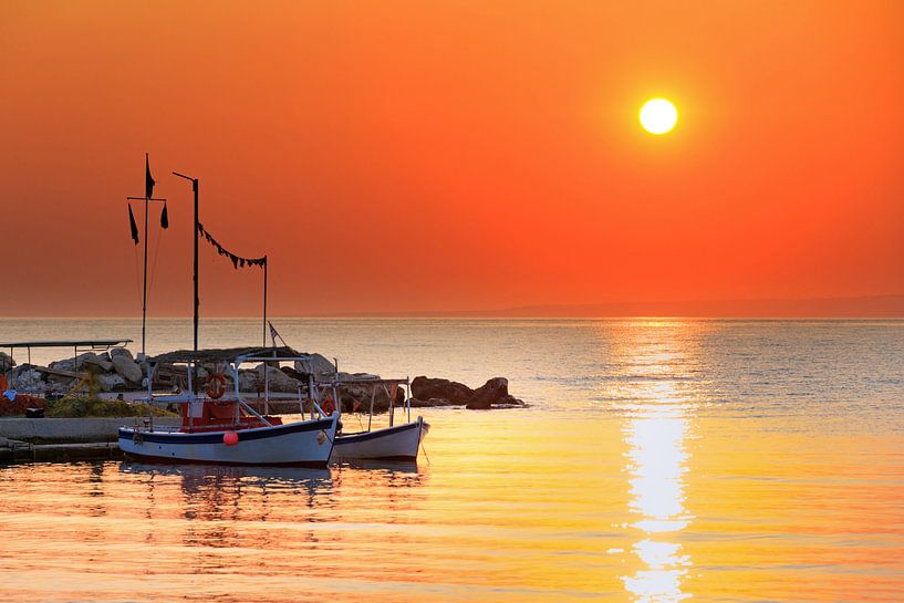 Zonsopkomst Zakynthos haven von Dennis van de Water