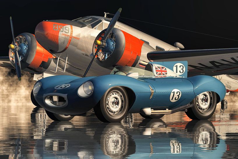 The Legendary Jaguar Type D by Jan Keteleer