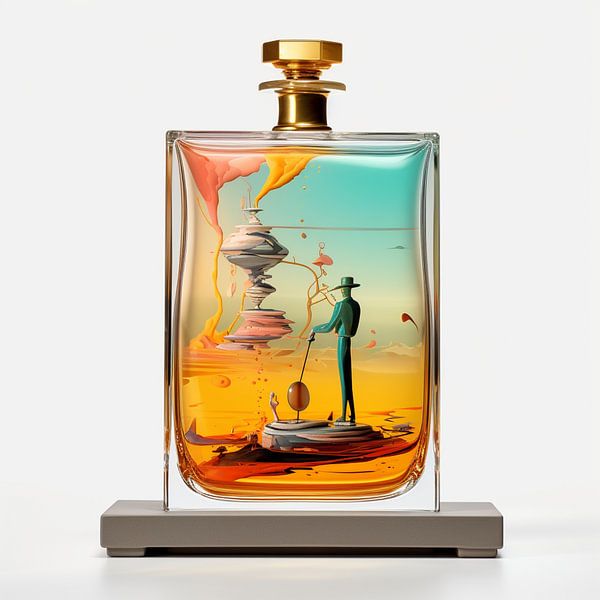 Surreal Parfum Flakon Glas Magie Miniatur  Fantasie von gm_designs